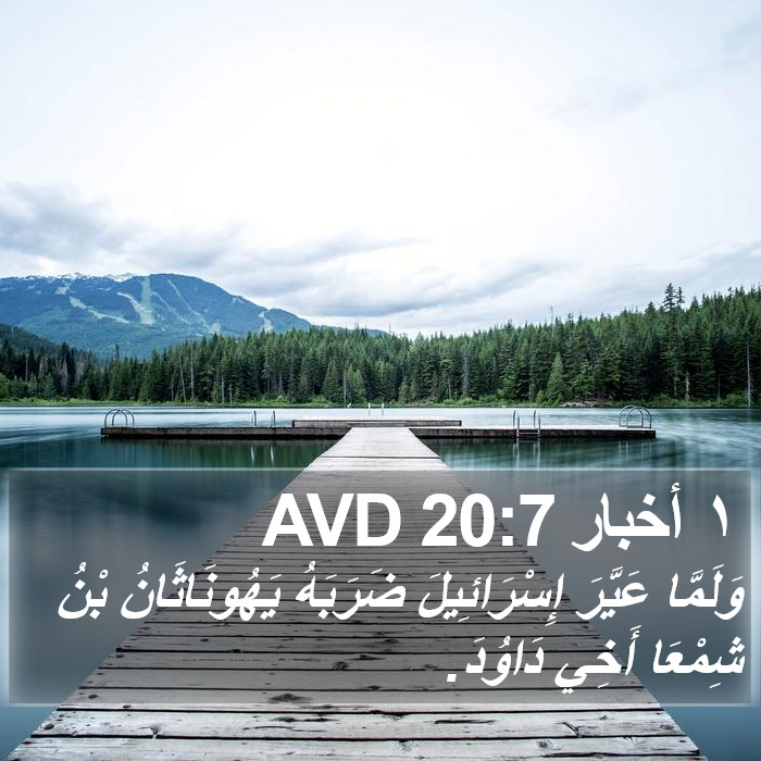١ أخبار 20:7 AVD Bible Study