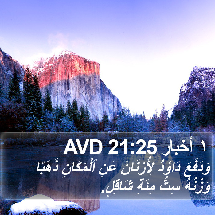 ١ أخبار 21:25 AVD Bible Study