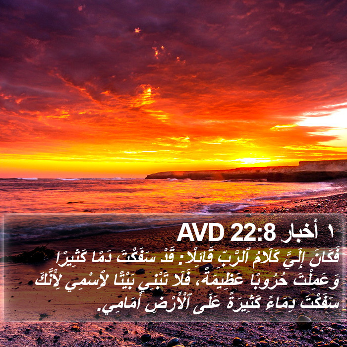 ١ أخبار 22:8 AVD Bible Study