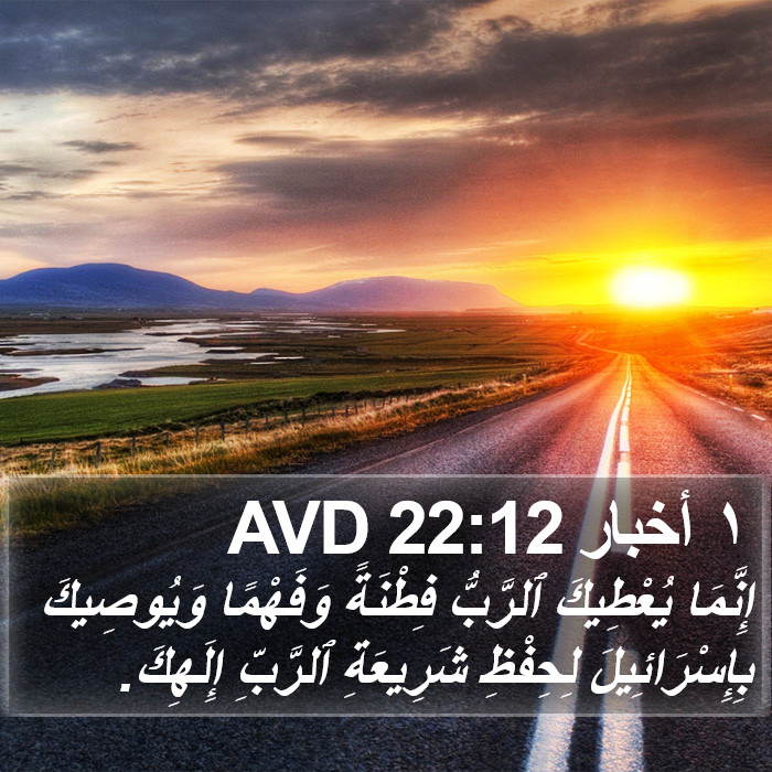 ١ أخبار 22:12 AVD Bible Study