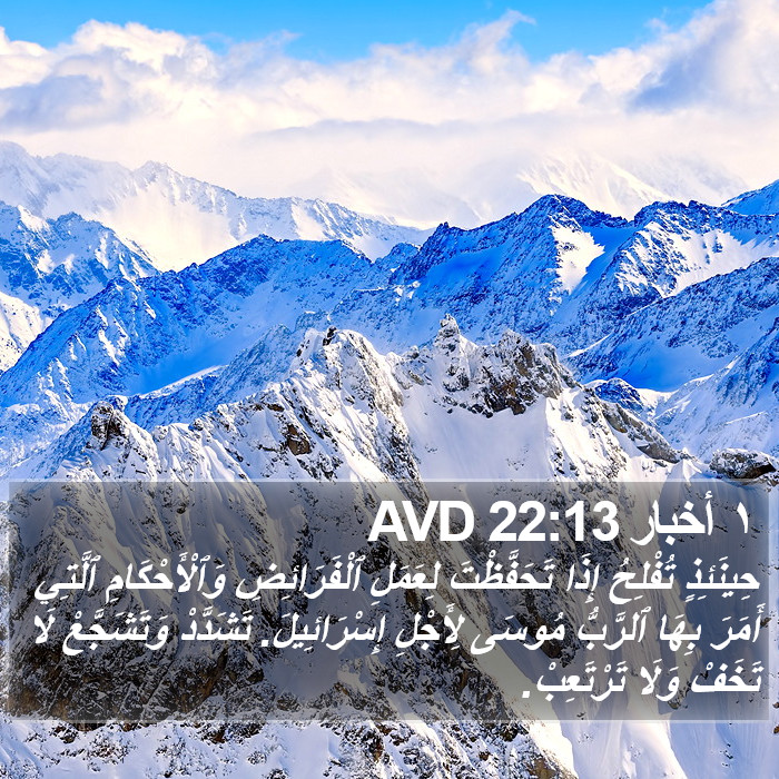 ١ أخبار 22:13 AVD Bible Study