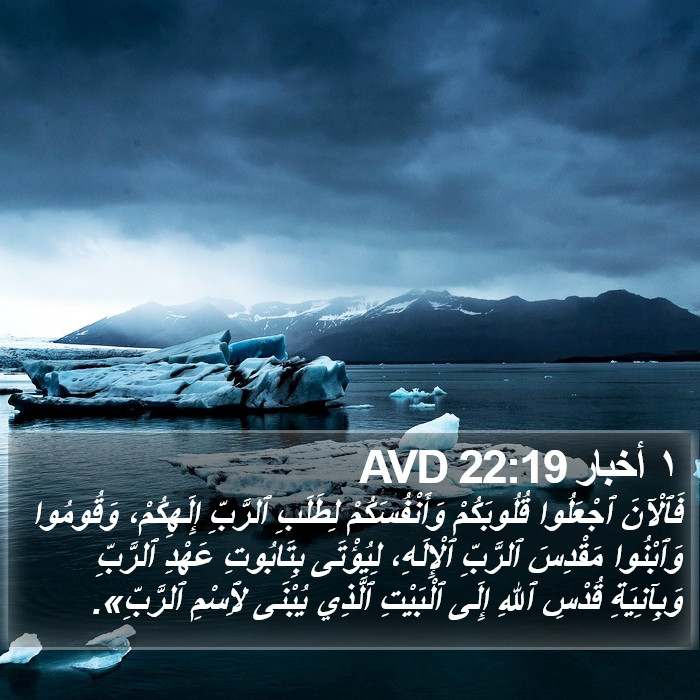 ١ أخبار 22:19 AVD Bible Study