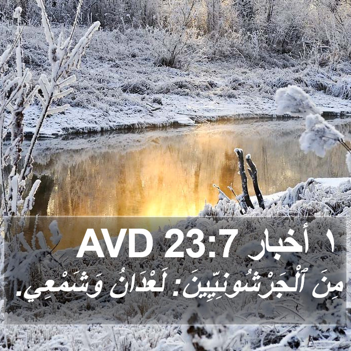 ١ أخبار 23:7 AVD Bible Study