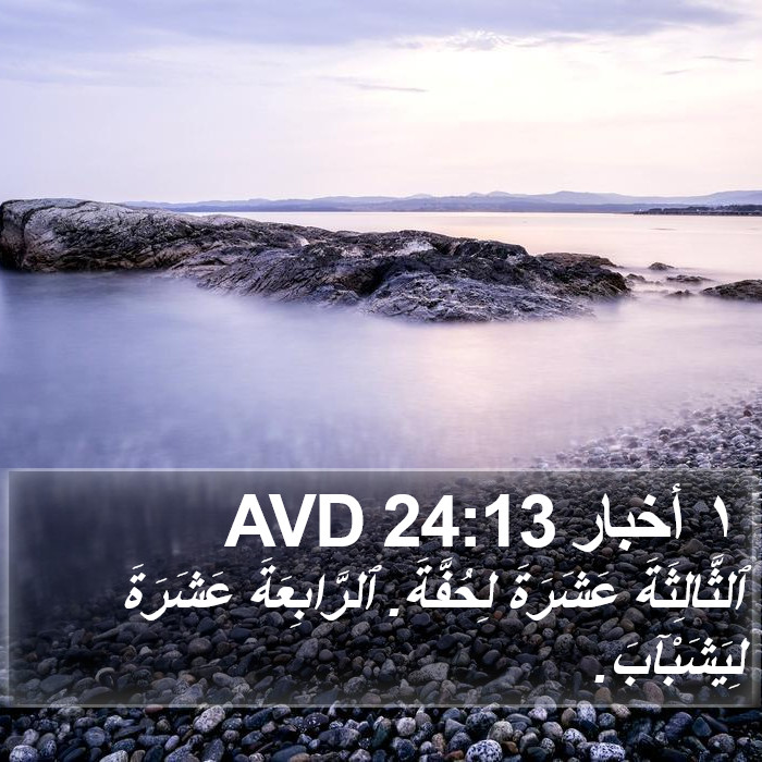 ١ أخبار 24:13 AVD Bible Study