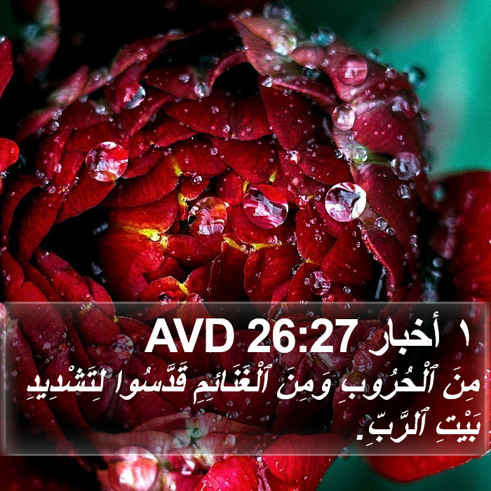 ١ أخبار 26:27 AVD Bible Study