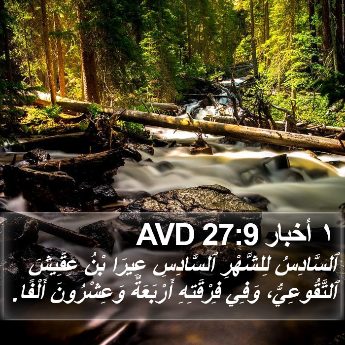 ١ أخبار 27:9 AVD Bible Study