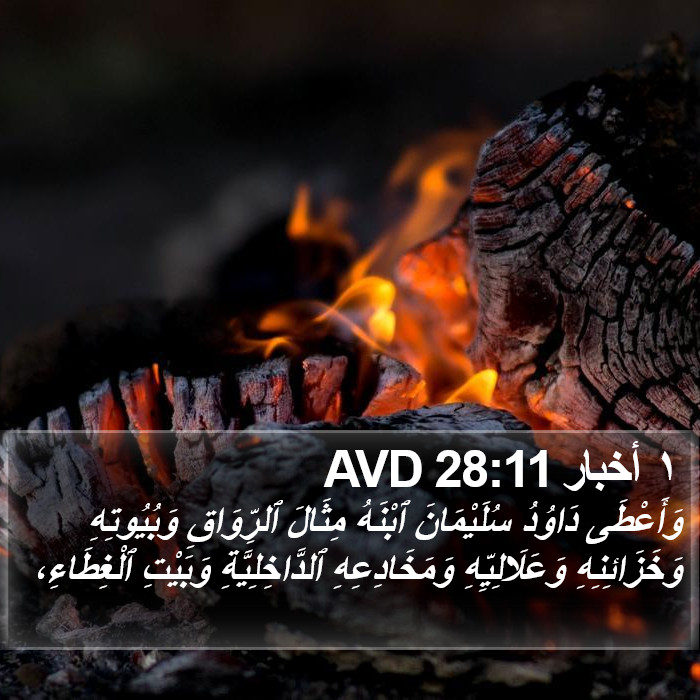 ١ أخبار 28:11 AVD Bible Study