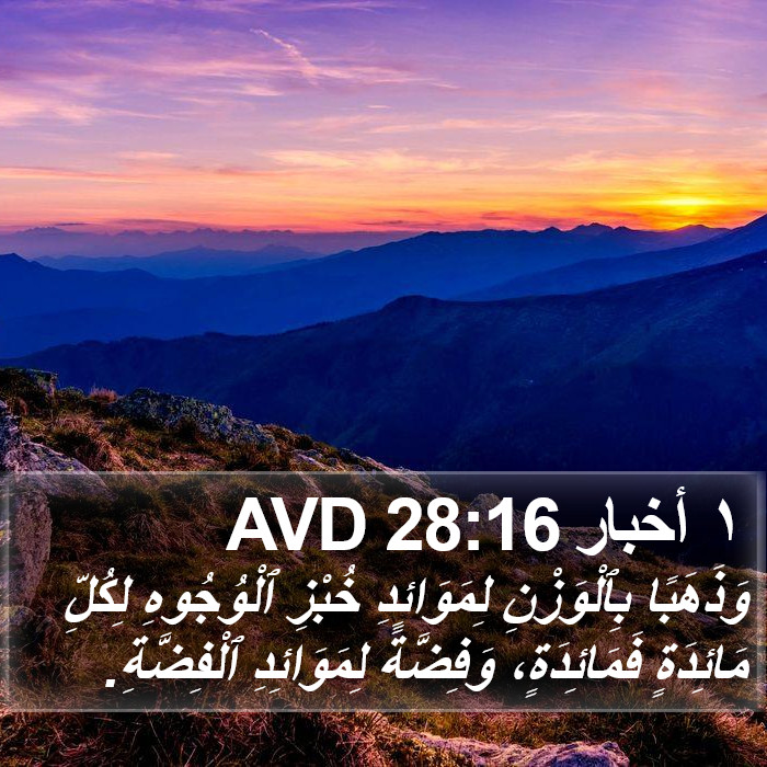 ١ أخبار 28:16 AVD Bible Study