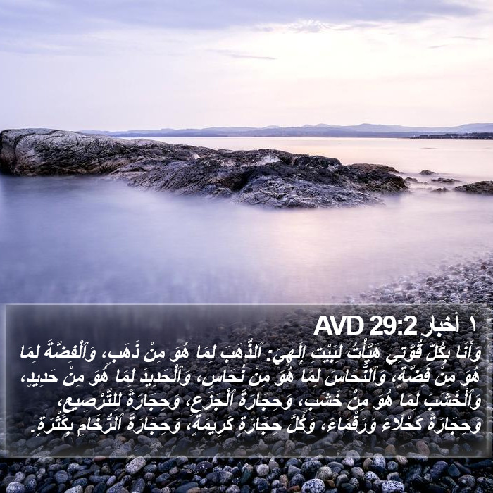 ١ أخبار 29:2 AVD Bible Study