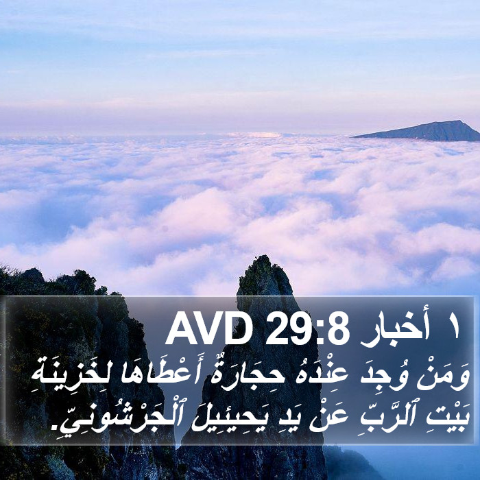 ١ أخبار 29:8 AVD Bible Study