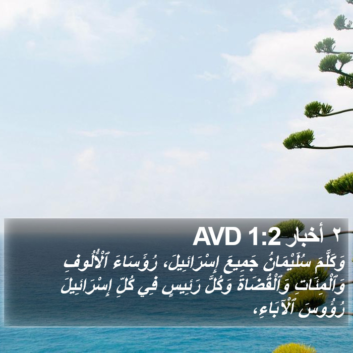 ٢ أخبار 1:2 AVD Bible Study