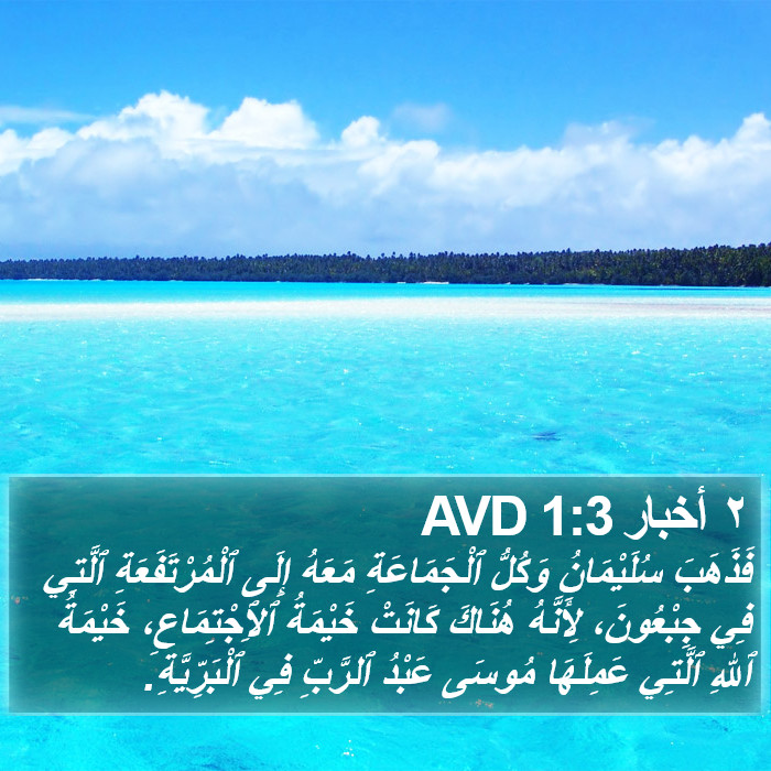 ٢ أخبار 1:3 AVD Bible Study