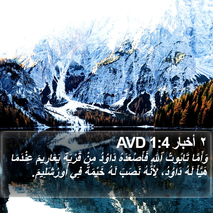 ٢ أخبار 1:4 AVD Bible Study