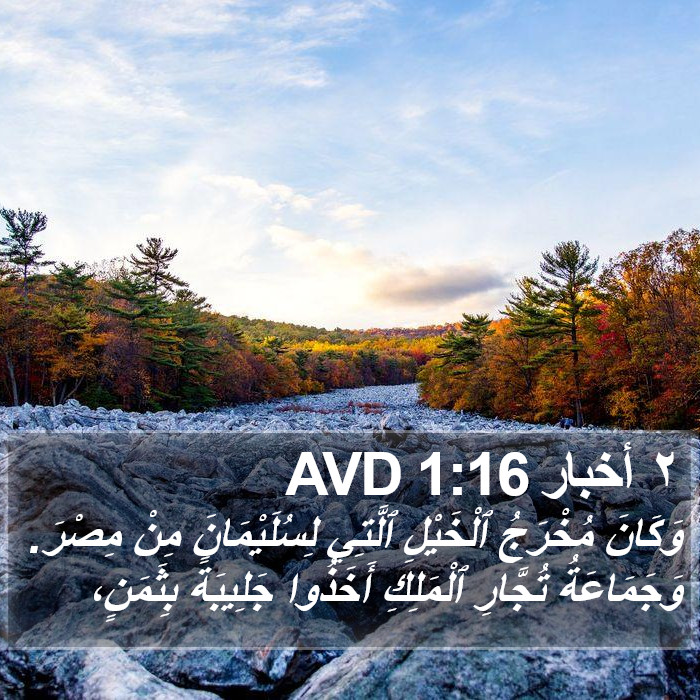 ٢ أخبار 1:16 AVD Bible Study