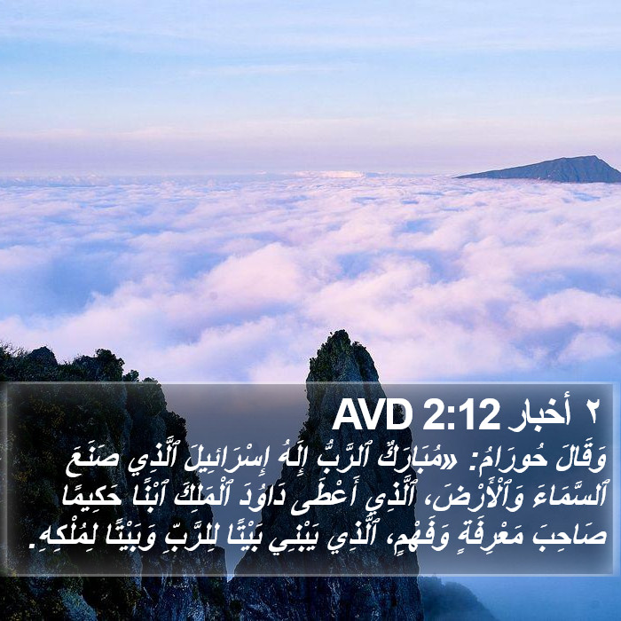 ٢ أخبار 2:12 AVD Bible Study