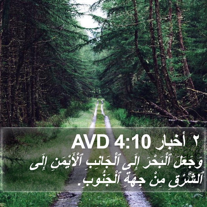 ٢ أخبار 4:10 AVD Bible Study