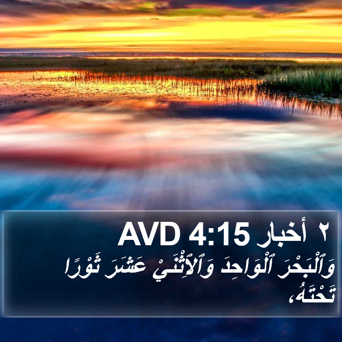 ٢ أخبار 4:15 AVD Bible Study