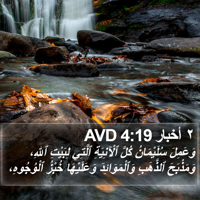 ٢ أخبار 4:19 AVD Bible Study