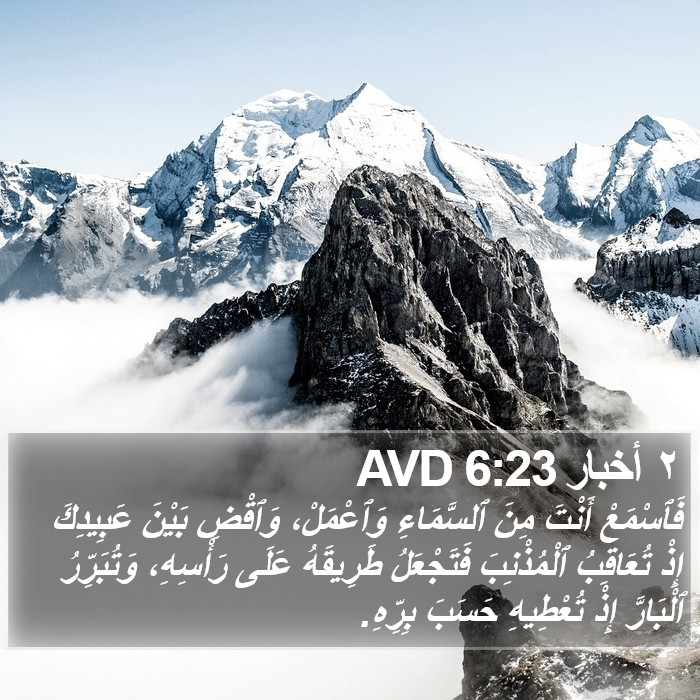 ٢ أخبار 6:23 AVD Bible Study