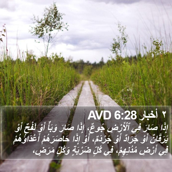 ٢ أخبار 6:28 AVD Bible Study