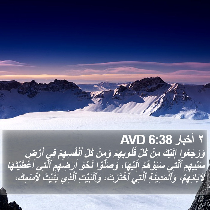 ٢ أخبار 6:38 AVD Bible Study