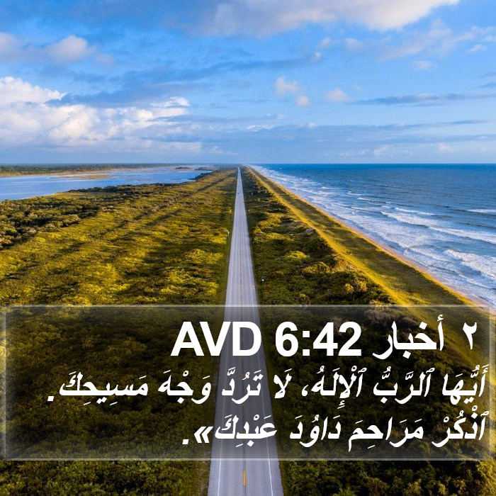 ٢ أخبار 6:42 AVD Bible Study