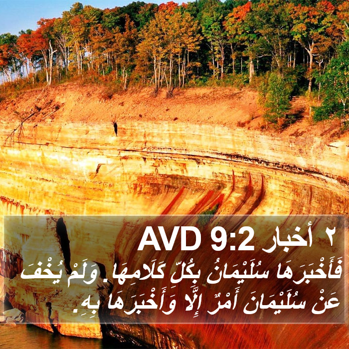 ٢ أخبار 9:2 AVD Bible Study