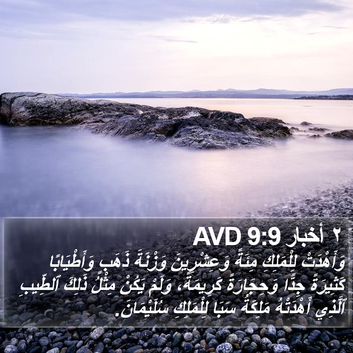 ٢ أخبار 9:9 AVD Bible Study