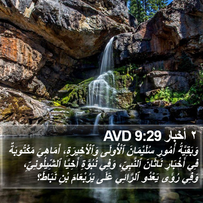 ٢ أخبار 9:29 AVD Bible Study