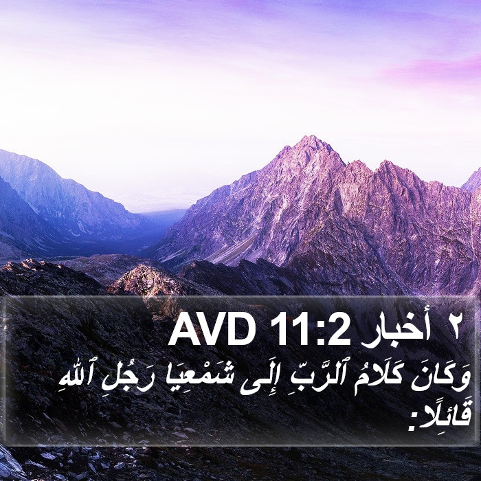 ٢ أخبار 11:2 AVD Bible Study