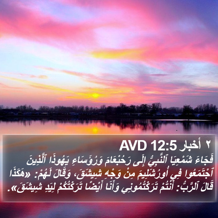 ٢ أخبار 12:5 AVD Bible Study