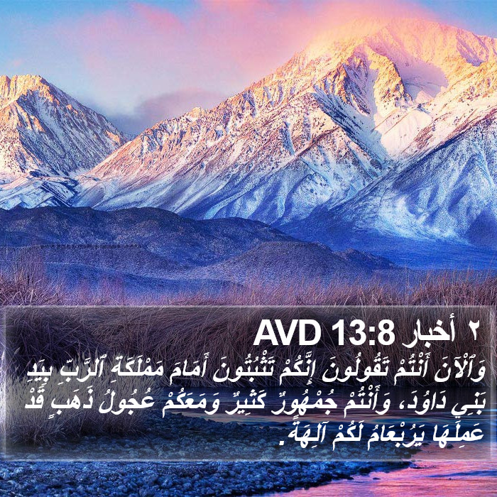 ٢ أخبار 13:8 AVD Bible Study