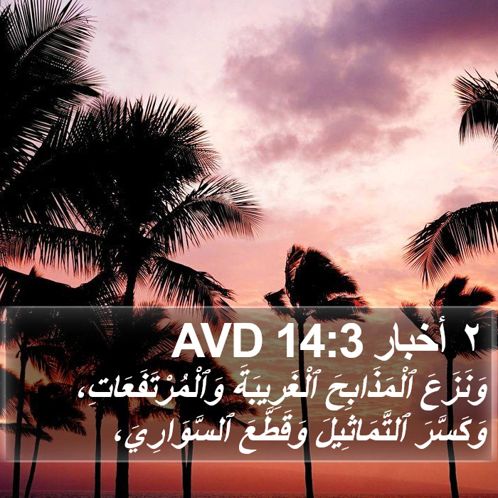 ٢ أخبار 14:3 AVD Bible Study