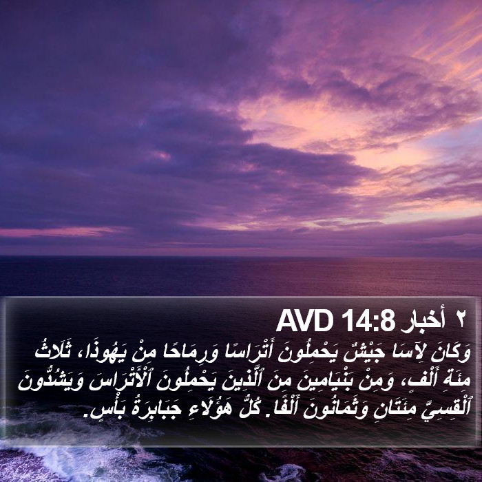 ٢ أخبار 14:8 AVD Bible Study