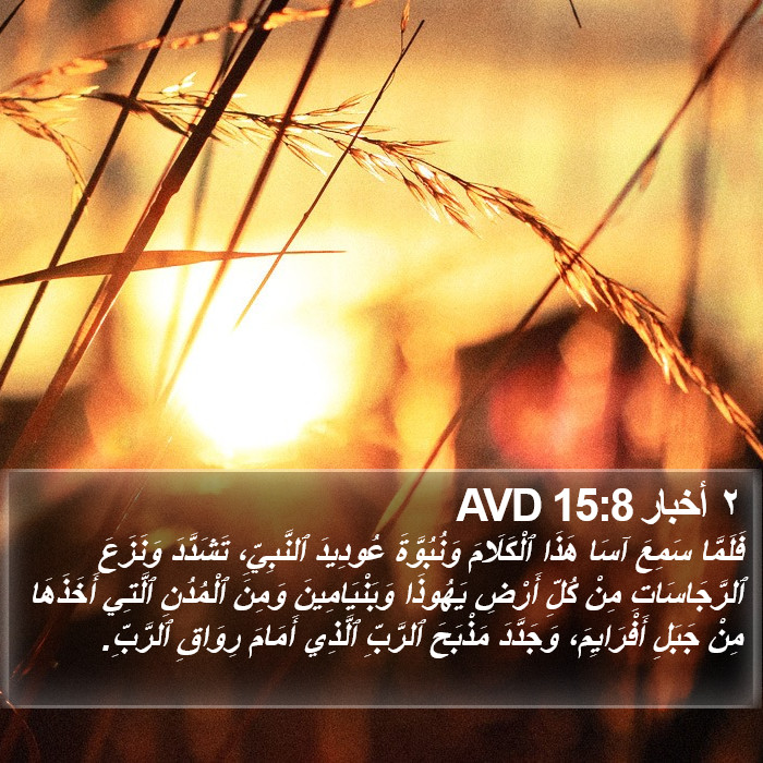 ٢ أخبار 15:8 AVD Bible Study