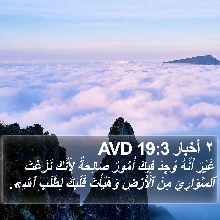 ٢ أخبار 19:3 AVD Bible Study