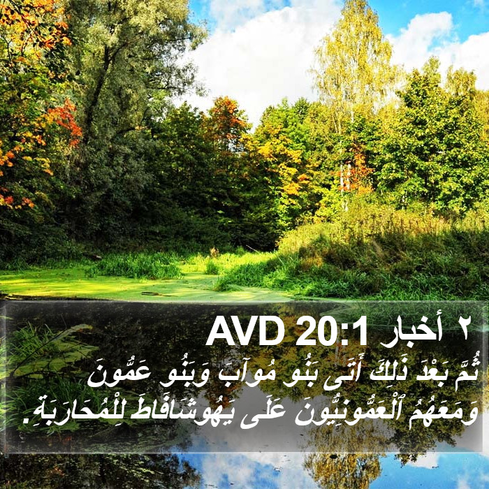 ٢ أخبار 20:1 AVD Bible Study