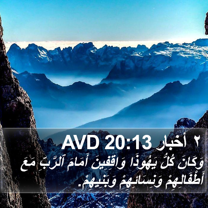 ٢ أخبار 20:13 AVD Bible Study