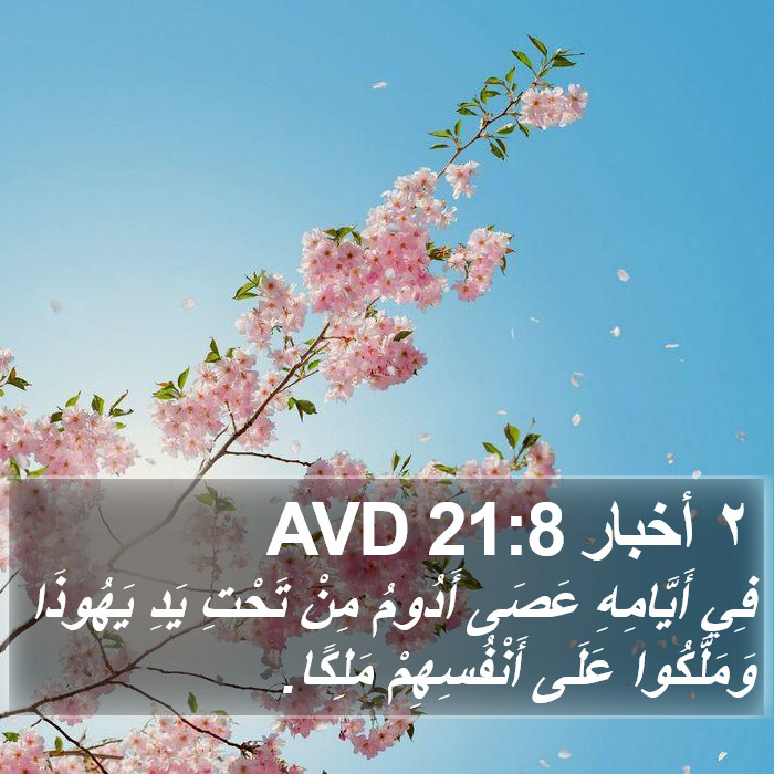 ٢ أخبار 21:8 AVD Bible Study