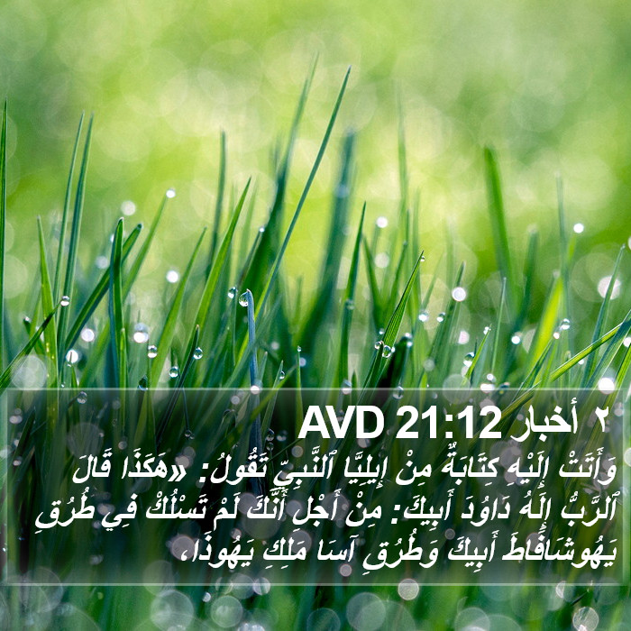 ٢ أخبار 21:12 AVD Bible Study