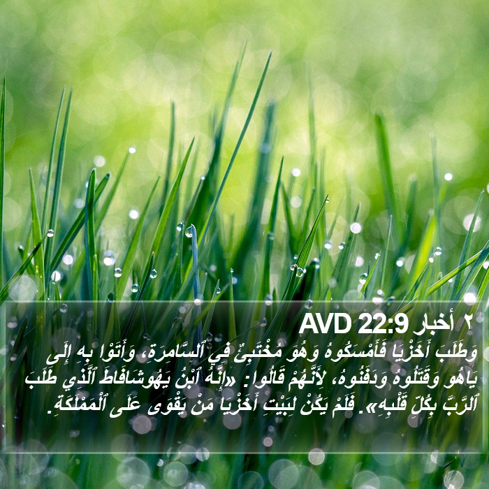 ٢ أخبار 22:9 AVD Bible Study