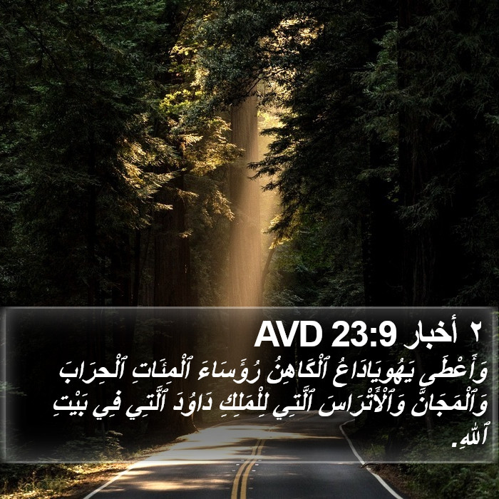٢ أخبار 23:9 AVD Bible Study
