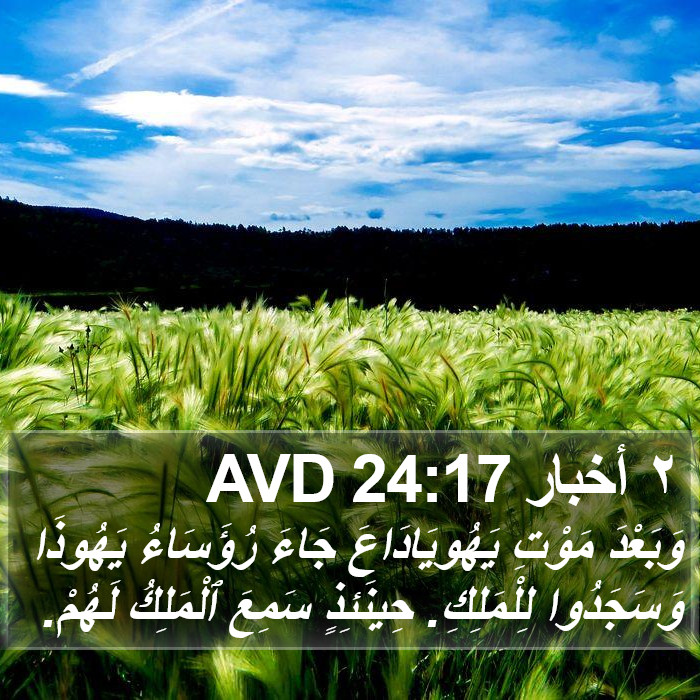 ٢ أخبار 24:17 AVD Bible Study