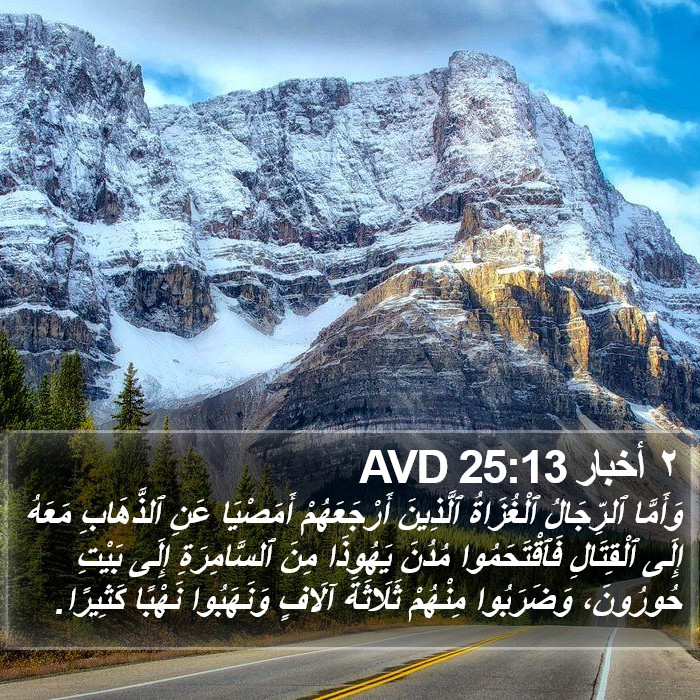 ٢ أخبار 25:13 AVD Bible Study