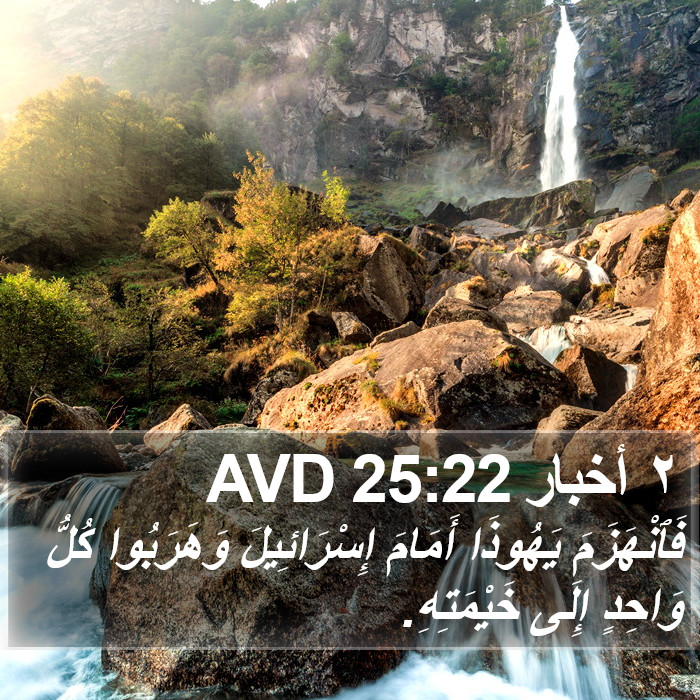٢ أخبار 25:22 AVD Bible Study