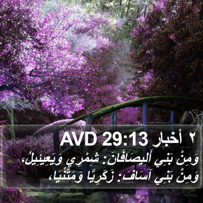 ٢ أخبار 29:13 AVD Bible Study