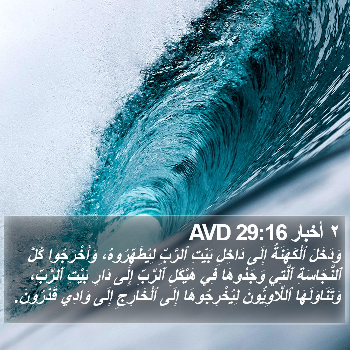 ٢ أخبار 29:16 AVD Bible Study