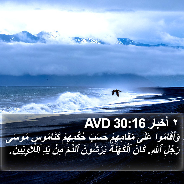 ٢ أخبار 30:16 AVD Bible Study
