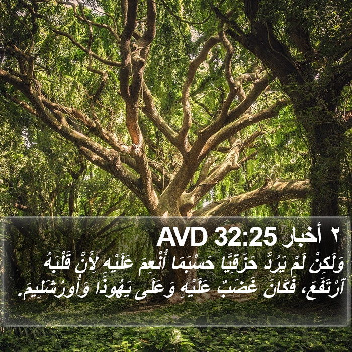 ٢ أخبار 32:25 AVD Bible Study