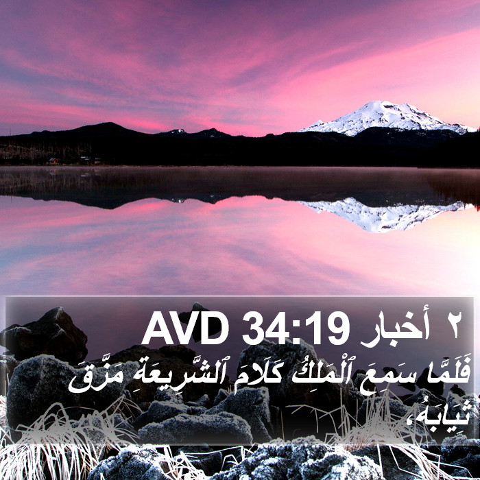 ٢ أخبار 34:19 AVD Bible Study